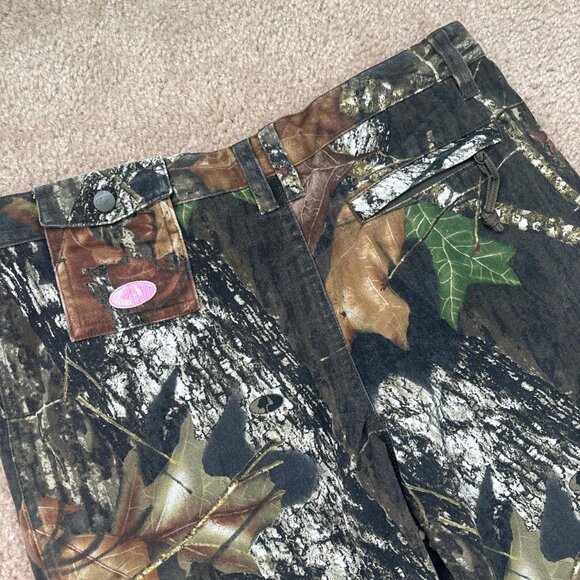 Mossy Oak Ladies Quest Pant Size 6/8 S Breakup Camo Outdoor Gorpcore - Picture 8 of 8